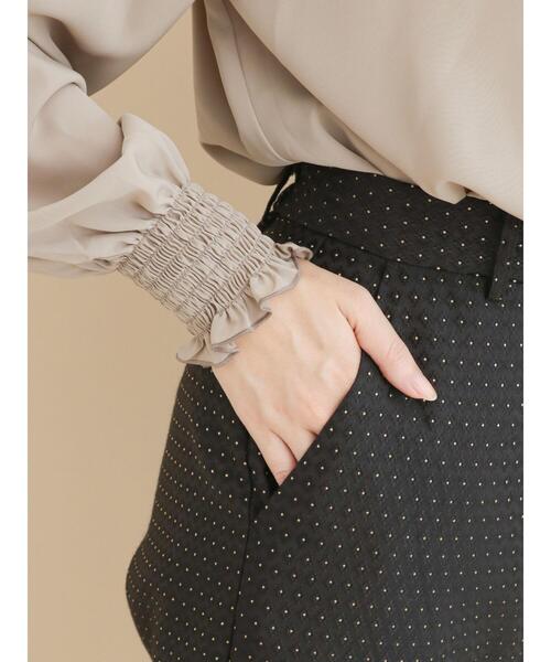 Te chichi（テチチ）の「幾何ドットジャカードテーパードパンツ（その他パンツ・レディース・ブラック/ブラウン・ﾌﾘ-）」の22枚目の写真