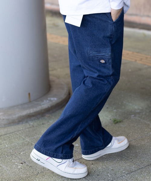 Dickies（ディッキーズ）の「【DICKIES／ディッキーズ】ダブルニーイージーパンツ/カラー＆デニム/チノパンツ/スケーターパンツ（チノパンツ・メンズ・ブラック/ベージュ/グリーン/インディゴブルー/ダークグリーン/パープル/アイボリー/ネイビー・M/L/XL）」の7枚目の写真