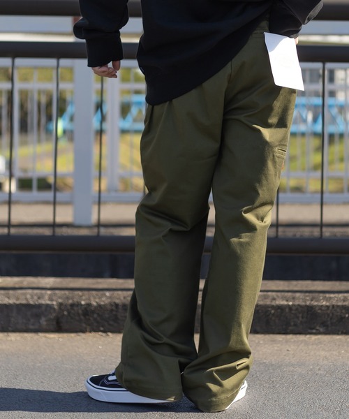 Yohji Yamamoto × Dickies ダブルニーイージーパンツ Dickies パンツ 「Dickies」ストレッチツイルダブルニーイージー