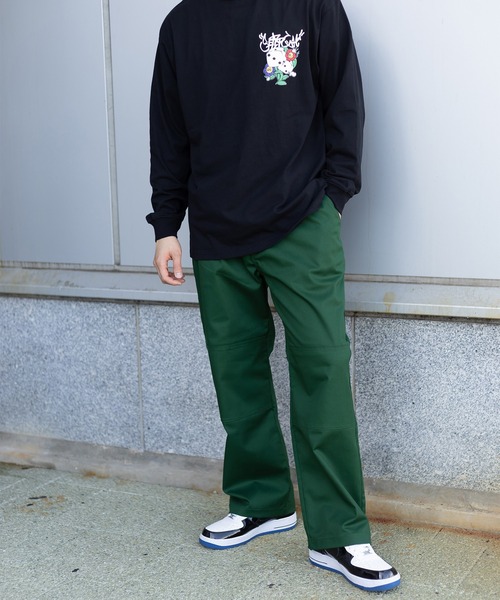 Dickies（ディッキーズ）の「【DICKIES／ディッキーズ】ダブルニーイージーパンツ/カラー＆デニム/チノパンツ/スケーターパンツ（チノパンツ・メンズ・ブラック/ベージュ/グリーン/インディゴブルー/ダークグリーン/パープル/アイボリー/ネイビー・M/L/XL）」の16枚目の写真