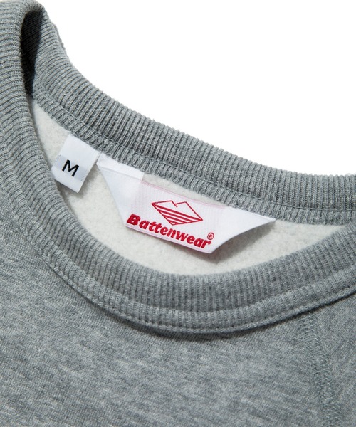 Battenwear（バテンウエア）の「【Battenwear/バテンウェア】カナダ製 スウェットシャツ/REACH-UP SWEATSHIRT（スウェット・メンズ・ブラック/ヘザーグレー/ダークネイビー・MEDIUM/LARGE/SMALL/X-LARGE）」の9枚目の写真