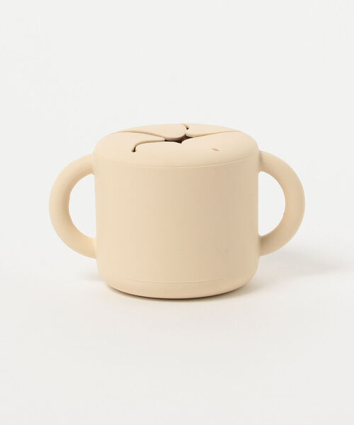 こども ビームス(コドモビームス)の「mushie / スナック カップ(食器・キッズ・ピンク/ミント/ベージュ・ONE SIZE)」の4枚目の写真