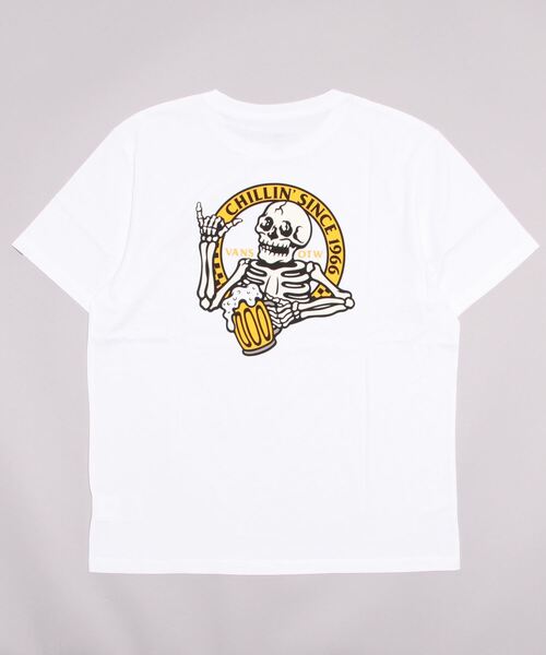 VANS(バンズ)の「VANS APスカルGX SSティー2 VN0A7TRVBLK(Tシャツ/カットソー・メンズ・ブラック/ホワイト・XL/S/M/XXL/L)」の3枚目の写真