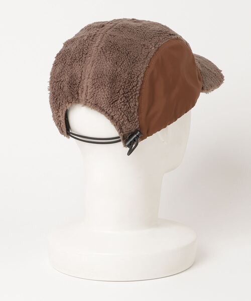 KRIFF MAYER(クリフメイヤー)の「KRIFF MAYER ボア バイカラー フライト キャップ CAP 帽子 アウトドア キャンプ サイズ調整付き(キャップ・メンズ・ブラック/マルチ/ブラウン・FREE)」の11枚目の写真