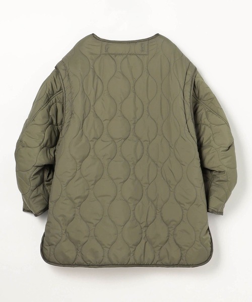 179/WG（イチナナキュウダブルジー）の「4WAYキルティングライナージャケット（その他アウター・レディース・カーキ/ブラック/オフホワイト・MEDIUM）」の8枚目の写真