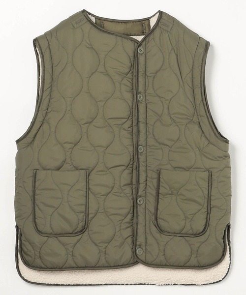 179/WG（イチナナキュウダブルジー）の「4WAYキルティングライナージャケット（その他アウター・レディース・カーキ/ブラック/オフホワイト・MEDIUM）」の10枚目の写真