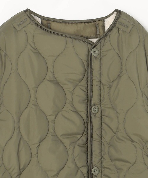 179/WG（イチナナキュウダブルジー）の「4WAYキルティングライナージャケット（その他アウター・レディース・カーキ/ブラック/オフホワイト・MEDIUM）」の12枚目の写真