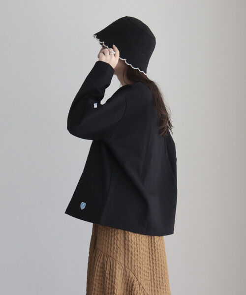 ORCIVAL(オーシバル)の「【WEB限定】【ORCIVAL】WIDE BOAT NECK B249(Tシャツ/カットソー・レディース・ブラック系その他/ブルー/ブラック/ブルー系その他・FREE)」の19枚目の写真