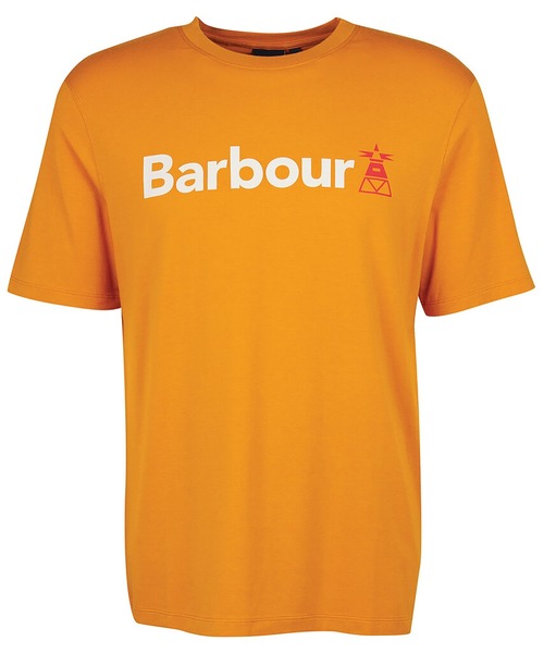 Barbour（バブアー）の「半袖ビーコンロゴティーシャツ（Tシャツ/カットソー・メンズ・オレンジ・M/L/S）」の5枚目の写真