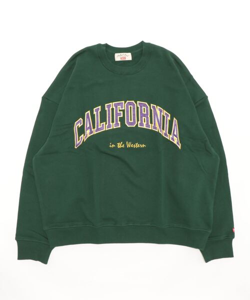 CERCA(チェルカ)の「BEYES/裏毛 ワッペン刺繍 クルーネックスウェット(スウェット・メンズ・グリーン/ブラック/グレー・FREE)」の3枚目の写真