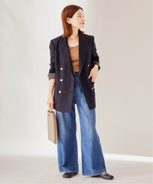 JOURNAL STANDARD(ジャーナルスタンダード)の「《追加》ダブルフロントジャケット(テーラードジャケット・レディース・ネイビー・36/38)」の16枚目の写真