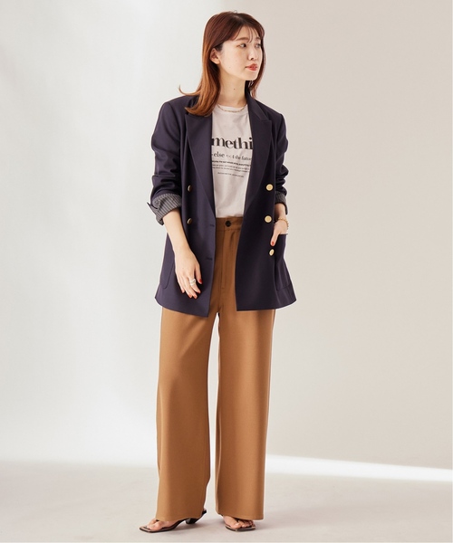 JOURNAL STANDARD(ジャーナルスタンダード)の「《追加》ダブルフロントジャケット(テーラードジャケット・レディース・ネイビー・36/38)」の20枚目の写真