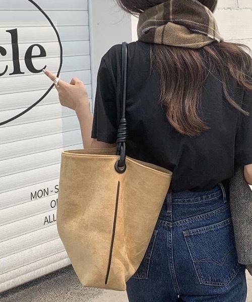 Burner（バーナー）の「【OKUOKU　0909】大容量 シンプル トートバッグ oku-bag-687925106815-28（トートバッグ・レディース・A・FREE）」の17枚目の写真