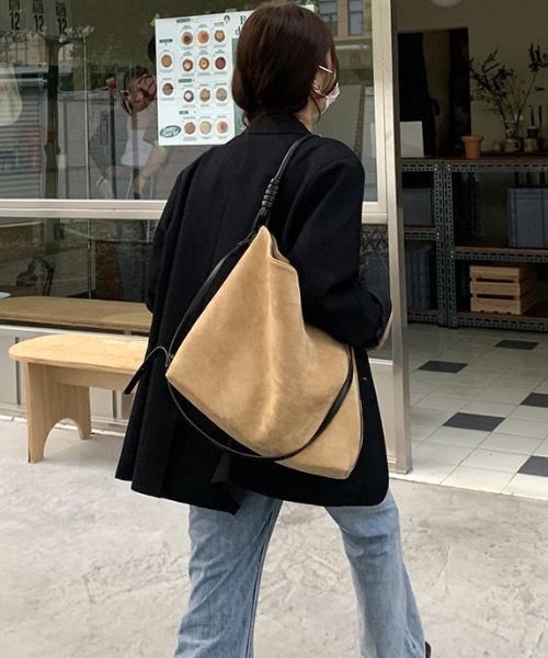 Burner（バーナー）の「【OKUOKU　0909】大容量 シンプル トートバッグ oku-bag-687925106815-28（トートバッグ・レディース・A・FREE）」の12枚目の写真