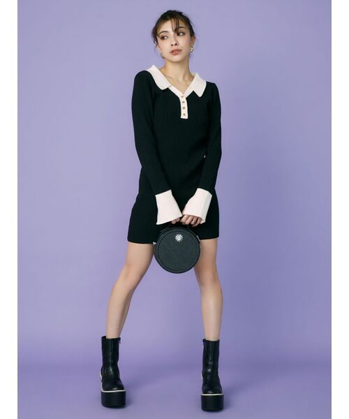 EVRIS（エヴリス）の「サークルデザインショルダーBAG（ショルダーバッグ・レディース・ブラック/ライトブルー/インディゴブルー・FREE）」の12枚目の写真