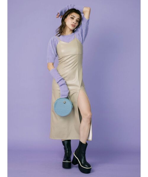 EVRIS（エヴリス）の「サークルデザインショルダーBAG（ショルダーバッグ・レディース・ブラック/ライトブルー/インディゴブルー・FREE）」の13枚目の写真