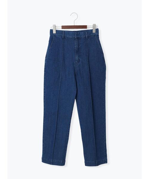 Te chichi TERRASSE（テチチテラス）の「裏起毛センターシームデニムパンツ（デニムパンツ・レディース・ネイビー/ブラック/ブルー・SMALL/MEDIUM）」の3枚目の写真