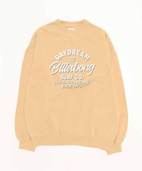 【セール】BILLABONG レディース DOUBLE LAYER LOGO SWEAT CREW トレーナー 【2023年春夏モデル】/ビラボンスウェット（スウェット）｜BILLABONG（ビラボン）