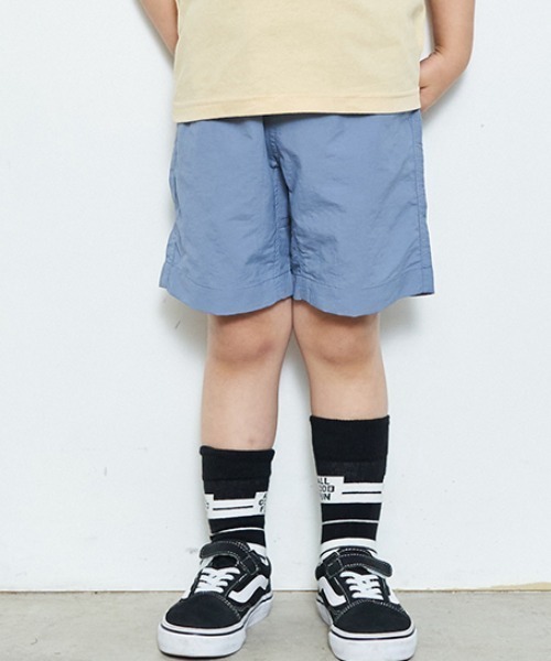 b・ROOM（ビールーム）の「【撥水加工】【水陸両用】4分丈パンツ（その他パンツ・キッズ・ピンク/ネイビー/ベージュ/オレンジ/ミント/ラベンダー/ブルーグレー/カーキ・100cm/110cm/120cm/130cm/140cm）」の2枚目の写真