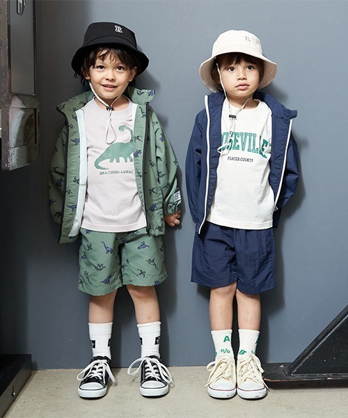 b・ROOM（ビールーム）の「【撥水加工】【水陸両用】4分丈パンツ（その他パンツ・キッズ・ピンク/ネイビー/ベージュ/オレンジ/ミント/ラベンダー/ブルーグレー/カーキ・100cm/110cm/120cm/130cm/140cm）」の10枚目の写真