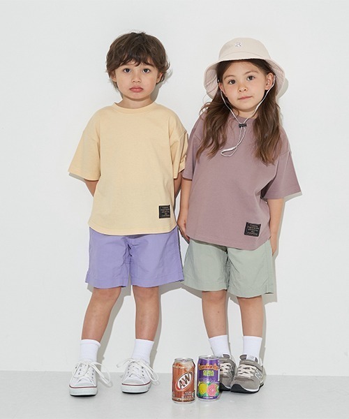 b・ROOM（ビールーム）の「【撥水加工】【水陸両用】4分丈パンツ（その他パンツ・キッズ・ピンク/ネイビー/ベージュ/オレンジ/ミント/ラベンダー/ブルーグレー/カーキ・100cm/110cm/120cm/130cm/140cm）」の11枚目の写真