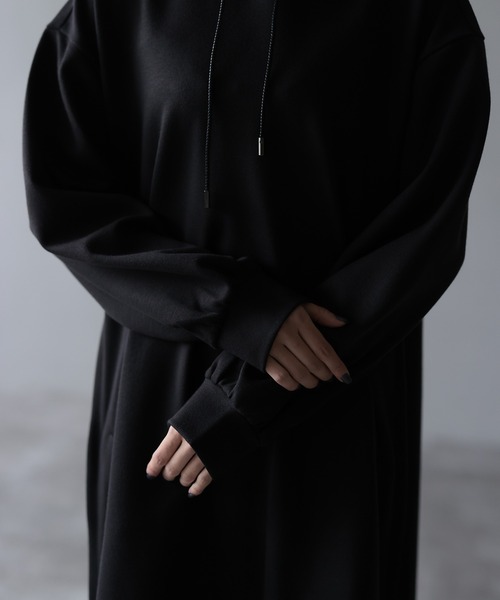 HERENCIA(ヘレンチア)の「サイドプリーツパーカーワンピース(ワンピース・レディース・カーキ/ブラック/ネイビー・MEDIUM)」の19枚目の写真