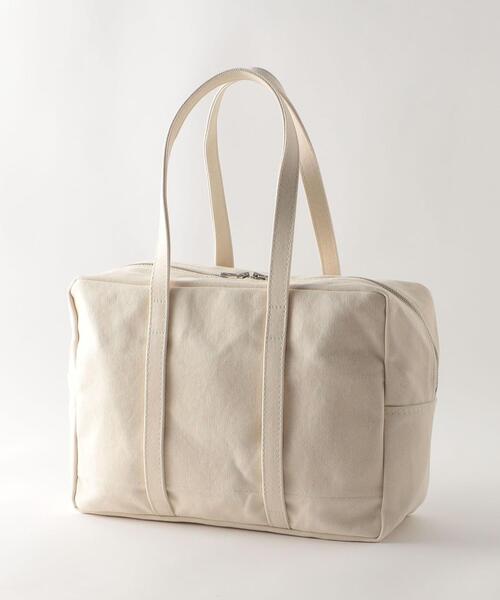 Steven Alan（スティーブンアラン）の「＜AMIACALVA＞CANVAS BOSTON BAG/ボストンバッグ（ボストンバッグ・レディース・ホワイト/ブラック・FREE）」の9枚目の写真