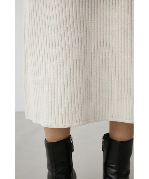 LAYERED SET DRAWSTRING KNIT OP/レイヤードセットドローストリング