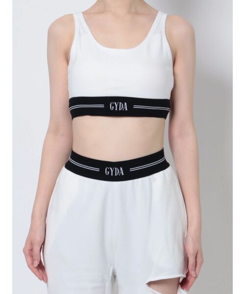 GYDA（ジェイダ）の「GYDAラインバンテージビスチェ（キャミソール・レディース・ブラック/オフホワイト・FREE）」の17枚目の写真