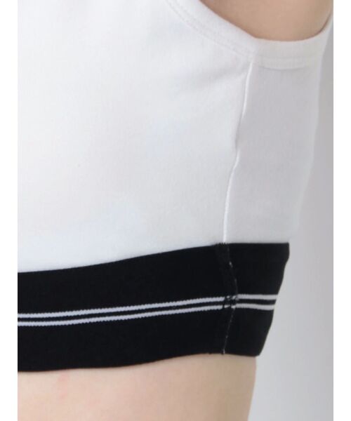 GYDA（ジェイダ）の「GYDAラインバンテージビスチェ（キャミソール・レディース・ブラック/オフホワイト・FREE）」の22枚目の写真