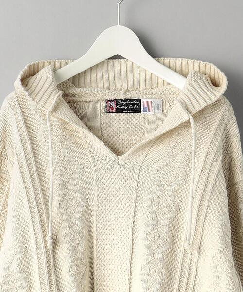 【美品】Binghamton Knitting Co. フード付きセーター BEAUTY&YOUTH UNITED ARROWS（ビューティーアンドユース