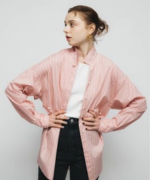 【led.tokyo】マルチウェイストライプシャツ