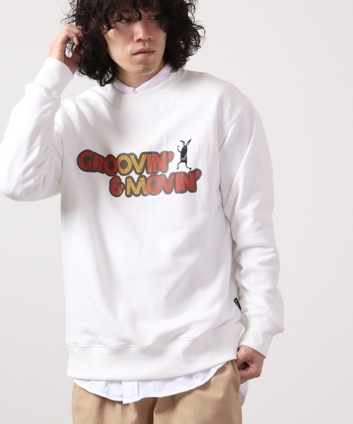 FUNALIVE(ファンアライブ)の「Shabby スウェットトレーナー(スウェット・メンズ・ブルー/ベージュ/オフホワイト/杢グレー/オレンジ/グリーン・LL/L/M/S)」の2枚目の写真