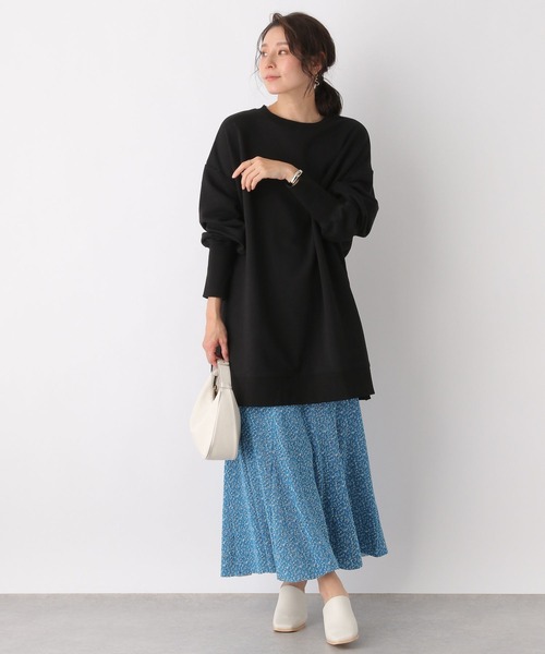 LEPSIM(レプシィム)の「裏毛サムホールスリットチュニックワンピース 178767(ワンピース・レディース・ピンク/グリーン/ブラック/オフホワイト・FREE)」の18枚目の写真