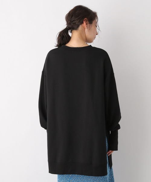 LEPSIM(レプシィム)の「裏毛サムホールスリットチュニックワンピース 178767(ワンピース・レディース・ピンク/グリーン/ブラック/オフホワイト・FREE)」の16枚目の写真