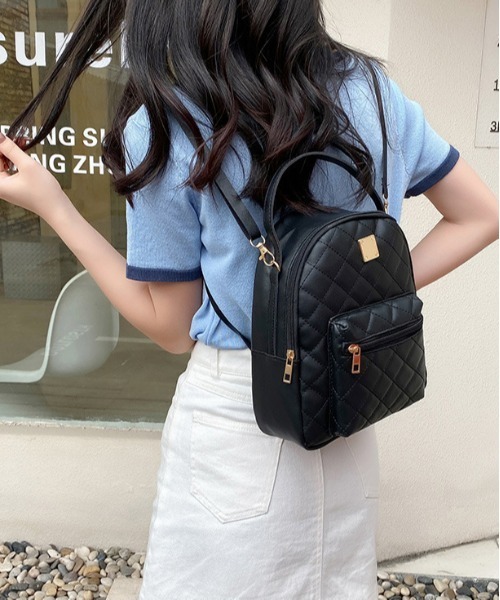JUNE　楕円底リュック（L）ナイロンオックスキルト JUNE様専用 楕円底リュック(L) - メルカリ