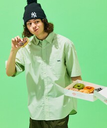 TOWNCRAFT | TOWN CRAFT/タウンクラフト 別注 ワンポイント リラックスフィット 半袖シャツ/カラーストライプシャツ(シャツ/ブラウス)