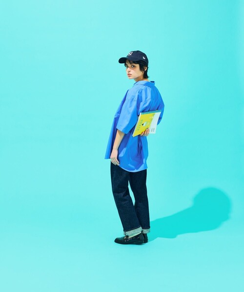 TOWNCRAFT（タウンクラフト）の「TOWN CRAFT/タウンクラフト 別注 ワンポイント リラックスフィット 半袖シャツ/カラーストライプシャツ（シャツ/ブラウス・メンズ・ミント/ライトブルー/ホワイト・MEDIUM/LARGE）」の11枚目の写真