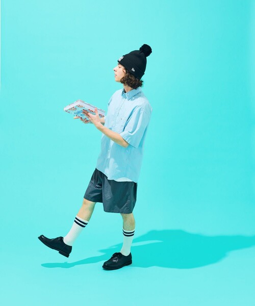 TOWNCRAFT（タウンクラフト）の「TOWN CRAFT/タウンクラフト 別注 ワンポイント リラックスフィット 半袖シャツ/カラーストライプシャツ（シャツ/ブラウス・メンズ・ミント/ライトブルー/ホワイト・MEDIUM/LARGE）」の13枚目の写真