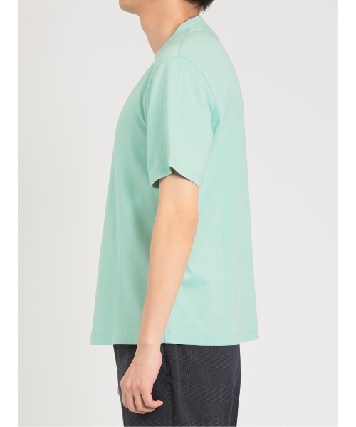 TAKA-Q（タカキュー）の「タカキュー 【DRESS T-SHIRT】超長綿 クルーネック半袖Tシャツ（Tシャツ/カットソー・メンズ・グリーン/ブルー/ネイビー/ホワイト/ライトグレー・MEDIUM/X-LARGE/S/LARGE）」の9枚目の写真