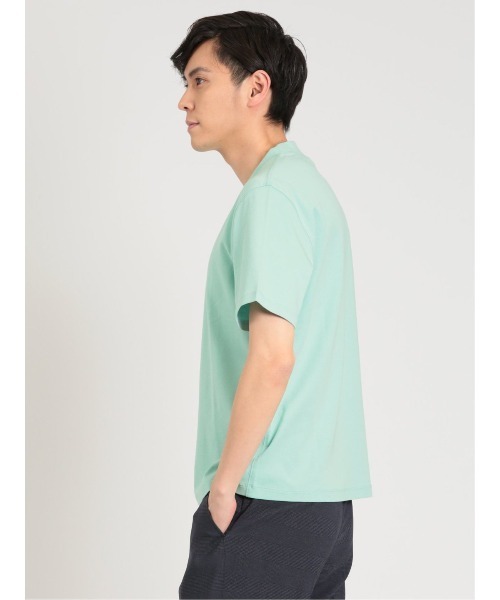 TAKA-Q（タカキュー）の「タカキュー 【DRESS T-SHIRT】超長綿 クルーネック半袖Tシャツ（Tシャツ/カットソー・メンズ・グリーン/ブルー/ネイビー/ホワイト/ライトグレー・MEDIUM/X-LARGE/S/LARGE）」の13枚目の写真
