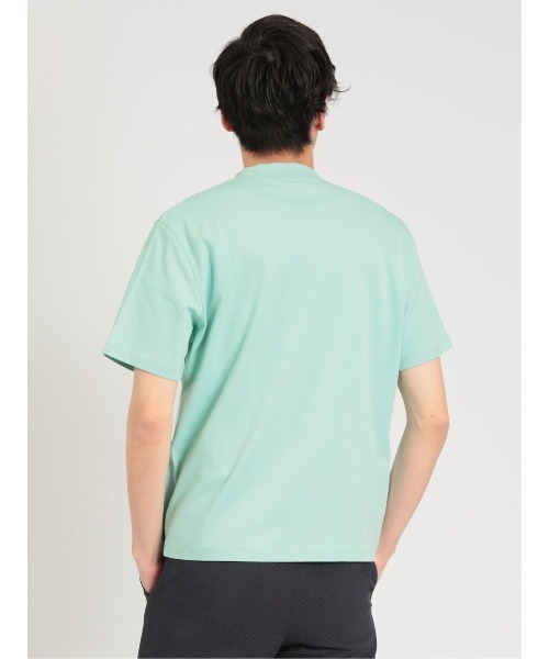 TAKA-Q（タカキュー）の「タカキュー 【DRESS T-SHIRT】超長綿 クルーネック半袖Tシャツ（Tシャツ/カットソー・メンズ・グリーン/ブルー/ネイビー/ホワイト/ライトグレー・MEDIUM/X-LARGE/S/LARGE）」の14枚目の写真