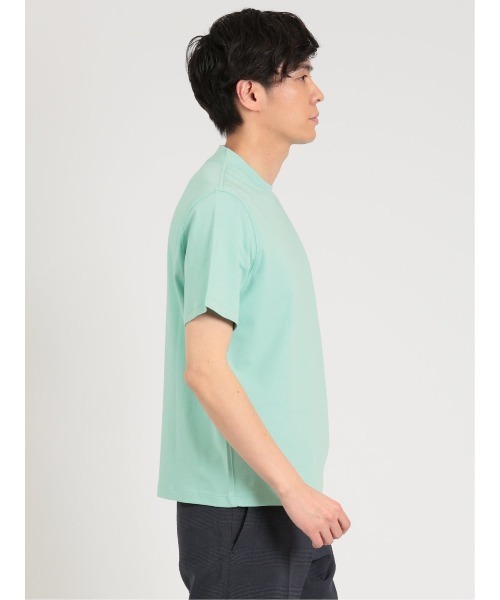 TAKA-Q（タカキュー）の「タカキュー 【DRESS T-SHIRT】超長綿 クルーネック半袖Tシャツ（Tシャツ/カットソー・メンズ・グリーン/ブルー/ネイビー/ホワイト/ライトグレー・MEDIUM/X-LARGE/S/LARGE）」の15枚目の写真