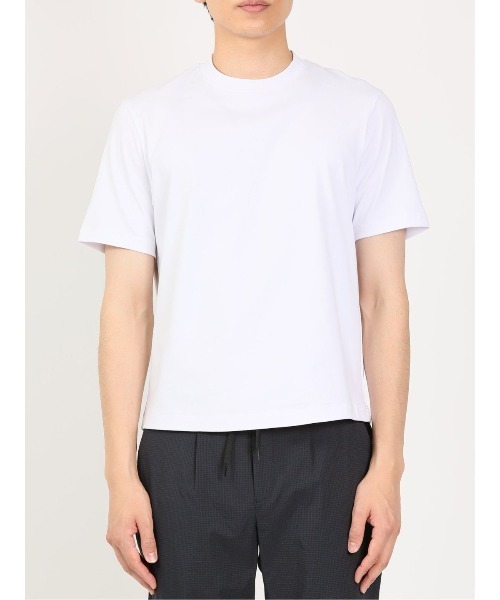 TAKA-Q（タカキュー）の「タカキュー 【DRESS T-SHIRT】超長綿 クルーネック半袖Tシャツ（Tシャツ/カットソー・メンズ・グリーン/ブルー/ネイビー/ホワイト/ライトグレー・MEDIUM/X-LARGE/S/LARGE）」の17枚目の写真