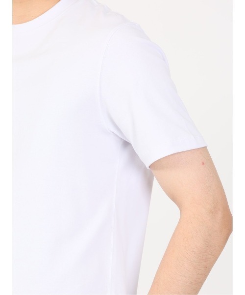 TAKA-Q（タカキュー）の「タカキュー 【DRESS T-SHIRT】超長綿 クルーネック半袖Tシャツ（Tシャツ/カットソー・メンズ・グリーン/ブルー/ネイビー/ホワイト/ライトグレー・MEDIUM/X-LARGE/S/LARGE）」の21枚目の写真