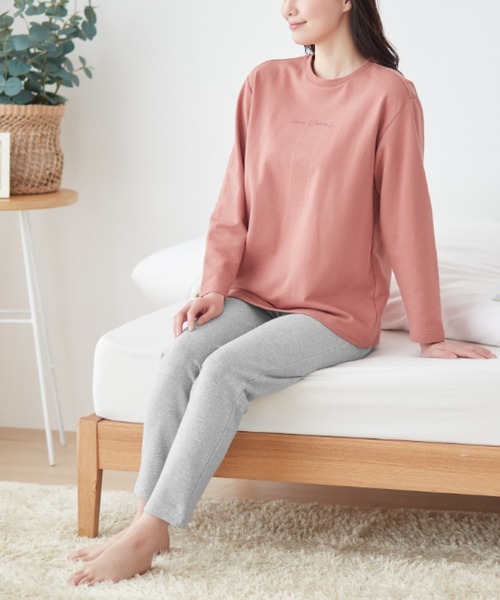 COMME CI COMME CA（コムシコムサ）の「COMME CI COMME CA/コムシコムサ　ルームウェア　長袖長パンツ　綿100%（ルームウェア/パジャマ・レディース・ベージュ/グレー/ピンク/オレンジ系その他/ネイビー/サーモンピンク/ベージュ系その他・LARGE/MEDIUM/X-LARGE）」の14枚目の写真