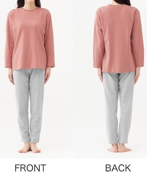 COMME CI COMME CA（コムシコムサ）の「COMME CI COMME CA/コムシコムサ　ルームウェア　長袖長パンツ　綿100%（ルームウェア/パジャマ・レディース・ベージュ/グレー/ピンク/オレンジ系その他/ネイビー/サーモンピンク/ベージュ系その他・LARGE/MEDIUM/X-LARGE）」の16枚目の写真