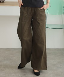 ElegChic | ウエストゴム ストレッチツイルベーカーパンツ(その他パンツ)