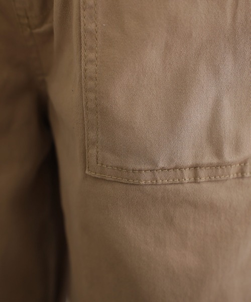 ElegChic（エレグシック）の「ウエストゴム ストレッチツイルベーカーパンツ（その他パンツ・レディース・ブラック/カーキ/ベージュ・M/L/XL/XXL/4L）」の18枚目の写真