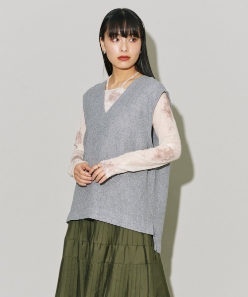 リネンナチュールAラインベスト（レシピ） | リバティ 生地